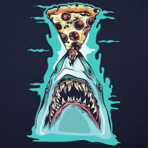 Pizza Shark Graphic